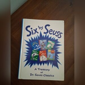 Dr. Seuss Six by Seuss Book - Blue and White